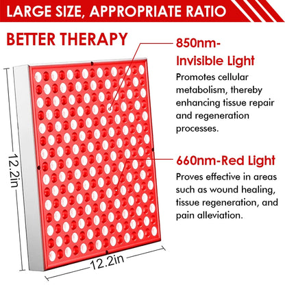 RedAura™ Red Light Therapy Panel